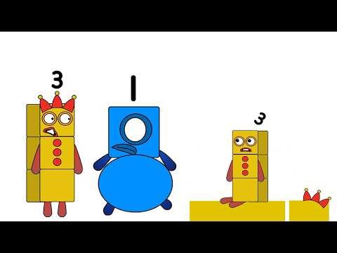 Numberblocks Rectangles!Three's Nightmare