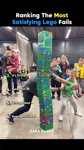 Ranking The Most Satisfying Lego Fails