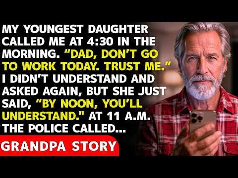 My Youngest Daughter Knocked At 4:30 AM: “Don’t Go To Work Today. Trust Me.” By Noon, I Understood,