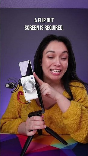 My vertical video set up on the go Sony ZV1