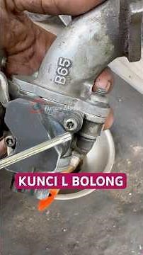 Removing the Yamaha TPS sensor requires a keyhole