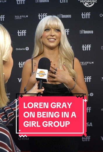 @Loren Gray on the perks of being in a #GirlGroup 🥹 #TIFF26 #LorenGray