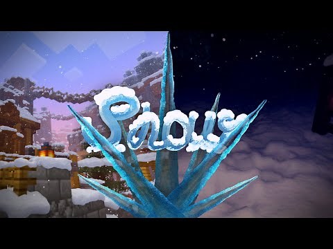 Realistic snow physics in Minecraft (Original video)