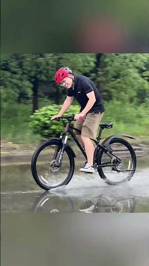 RBRL RL1300 Bike Mudguard Full Coverage Velcro Strap Installation for Full Suspension Bike