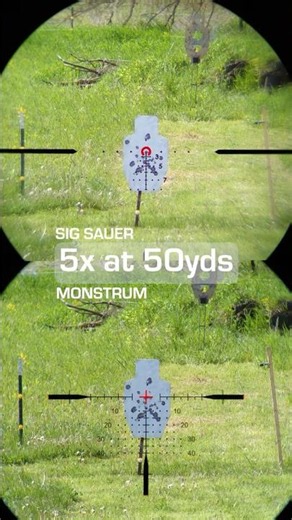 Sig Tango6T ($1800) vs Monstrum Beast ($200) - LPVO Sight Picture Comparison
