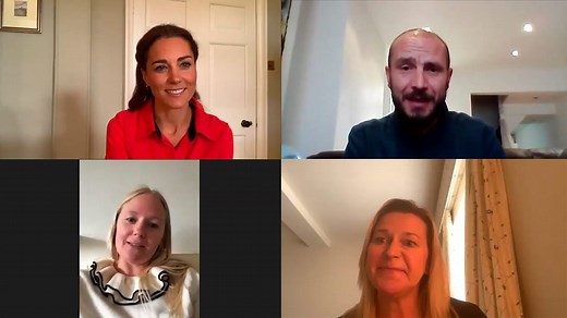 303K views · 10K reactions | Last week, The Duchess of Cambridge virtually visited Clouds House, an addiction treatment center in Wiltshire, to see how they have continued their lifesaving work throughout the lockdown period. On the video call, Action on Addiction’s CEO Graham Beech gave The Duchess a virtual tour of Clouds House and spoke about the importance of reaching out for help during the pandemic. | The Royal Family | Facebook