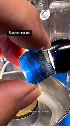 1.3K reactions · 75 shares | Transformation of Blue Tourmaline , Follow me for more. . . . . #magic #transformation #crystals #beforeandafter #gemstones #jewelry #naturalstone #crafts #craftmanship #bluetourmaline #tourmaline #beforeandafter #rocks #gems #emotions | Saad Gemstone Trader | Facebook
