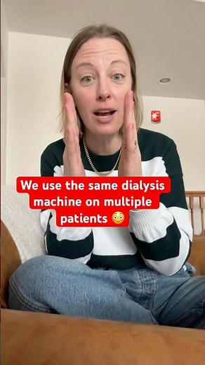 🦠🩸 Why is it safe to use one dialysis machine on different patients? 🚨 #hemodialysis #dialysis
