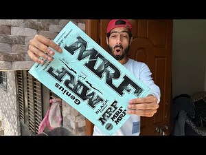 Sticker On Cricket Bat | MRF BLACK EDITION | Sticker Applying at home !