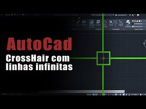 AutoCad 2022 - Cursor do Mouse com Linhas Infinitas