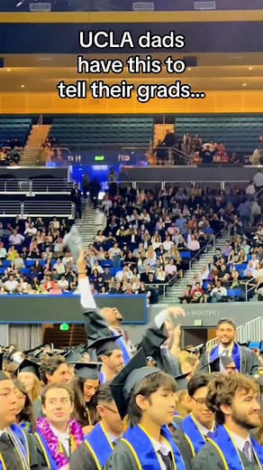 To the dads who always cheer us on, thank you for being our biggest fans. Happy #fathersday! 💙💛 #fyp #ucla #graduation #dadsoftiktok