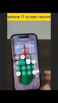 How to Screen Record iPhone 17 ! 2026 (iOS 26+) #iphone17 #ios #smartphone #tech