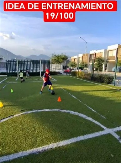 Ejercicio para pase y coordinación en niños