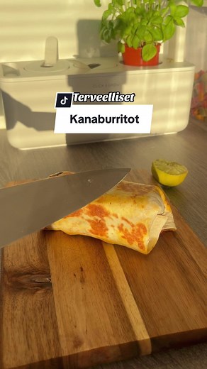 Helppo ja herkullinen kanaburrito-arkiruoka