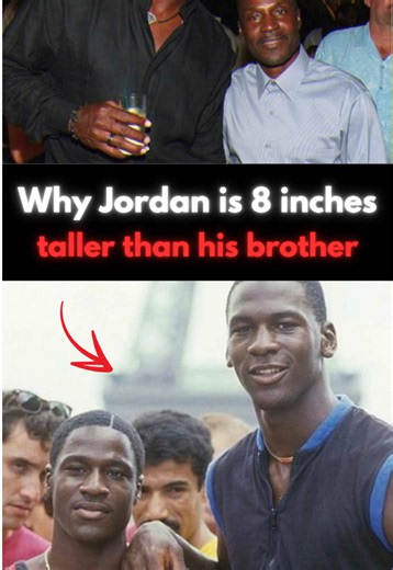 How Micheal Jordan grew 8 inches taller than his brother #glowup #growtaller #transformation