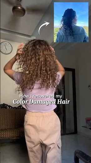 Recovering colour damaged hair with Olaplex no. 3