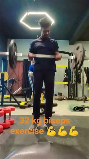 32 kg biceps exercise 💪💪💪😊