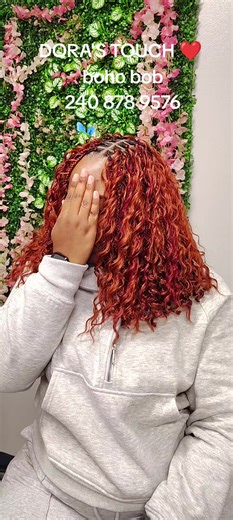 #bohobob #dmvbraider #protectivehairstyles #booknow❤️❤️