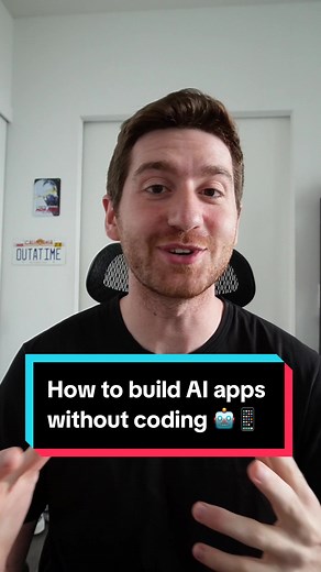 A simple and easy way to prototype an AI app without coding #ai #artificialintelligence #aitools #nocodetools