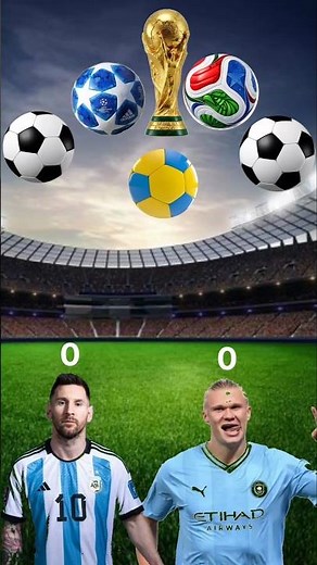 Misse vs Erling haaland #fifaworldcup #football