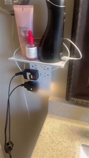 it’s soooooo smart AND useful!! I’m seriously going to put them in every room in my house 😆 🔌 Wall Outlet Extender – Power Up with Peace of Mind! 💡🏠 This smart extender delivers 9 charging options plus automatic safety protection—keeping your devices and home secure 24/7！ ✔️ 6 AC OUTLETS 2 USB 1 USB-C – Power all your devices at once ✔️ BUILT-IN SHELF & NIGHT LIGHT – Organize cords and glow softly at night ✔️ SURGE PROTECTION & OVERLOAD SHUTOFF – Stops power spikes and prevents overheating ✔