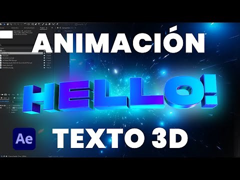 ANIMACION TEXTO 3D | AFTER EFFECTS | ELEMENT 3D