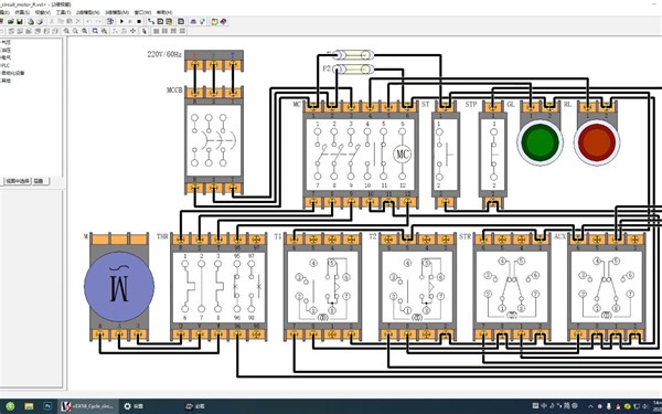 V-ELEQ电气仿真软件实例_循环控制电路实例