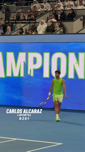 Carlos Alcaraz es campeón en Qatar