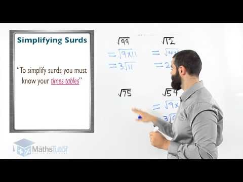 Maths Help - Simplifying Surds