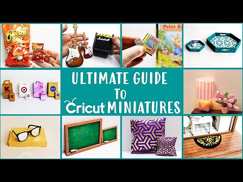 Ultimate Guide to Making Miniatures with a Cricut | Which Machine To Buy | Comprehensive Video