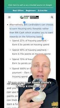 Finally a credit card that earns points on your mortgage #biltrewards #mortgage