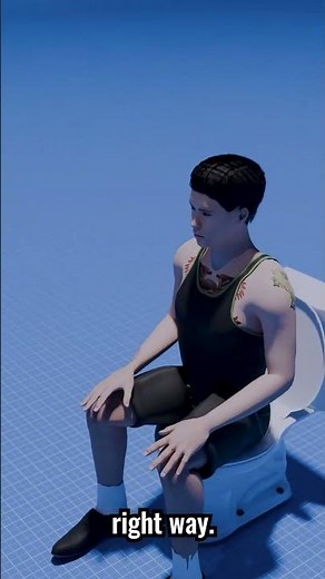 How to Sit Properly on a Toilet 🚽💩