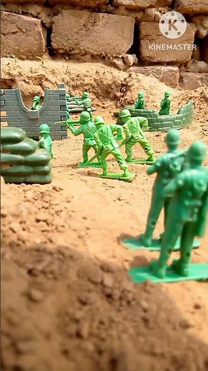 plastic army men stop motion short #animation #stopmotion #viral
