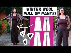 Sewing the coziest TRAVEL PANTS for my UK Trip! Vacation vibes (Pattern Emporium)