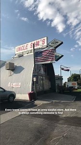 Exploring the local army surplus store. Always cool finds for emergency preps and camping.