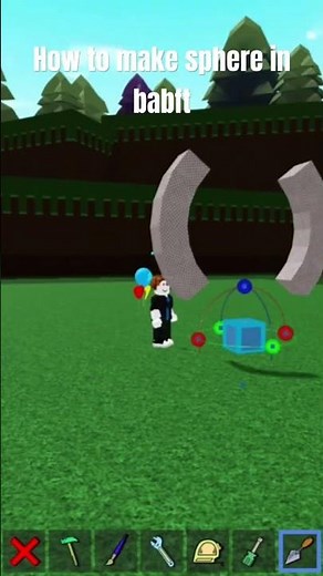 How to make sphere in babft #babftroblox