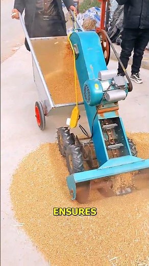 Innovative Grain Processing Machine in Action.