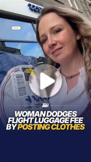 A self-confessed 'frugal' flyer has been praised online after revealing how she posted a month’s worth of clothes for just £2.59 - avoiding a £30 airline luggage fee in the process. Laura Poole, 33, from Cardiff, packed at least five outfits - including suit jackets and dresses - into a gym bag, wrapped it in a carrier bag and sent it via a Tesco Express InPost locker ahead of her flight from Bristol to Glasgow for a month-long business trip. The parcel was dispatched on the Thursday before her 