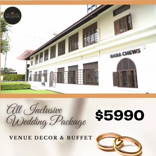 𝑨𝑨𝒓𝒆 𝒚𝒐𝒖 𝒍𝒐𝒐𝒌𝒊𝒏𝒈 𝒇𝒐𝒓 𝒂 𝒘𝒆𝒅𝒅𝒊𝒏𝒈 𝒗𝒆𝒏𝒖𝒆 𝒂𝒏𝒅 𝒑𝒂𝒄𝒌𝒂𝒈𝒆 𝒕𝒉𝒂𝒕 𝒊𝒔 𝒆𝒙𝒒𝒖𝒊𝒔𝒊𝒕𝒆, 𝒄𝒍𝒂𝒔𝒔𝒚, 𝒂𝒏𝒅 𝒂𝒇𝒇𝒐𝒓𝒅𝒂𝒃𝒍𝒆? 🌐 https://www.ballroom.sg/ ⁣ A complete wedding package that includes a venue, catering, and decor is available starting at just $5,990⁣⁣⁣ ⁣ 🔶 Air-conditioned venue for 3-5 hours⁣ 🔶 Choose from different menus with full table service or buffet⁣ 🔶 Wedding dais, guest tables, and a fully decorated ballroom⁣ 🔶 Top-notch banquet se