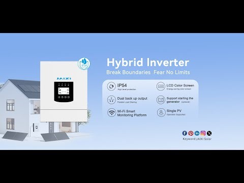 IP54 Off grid Inverter Feature Demonstration Video