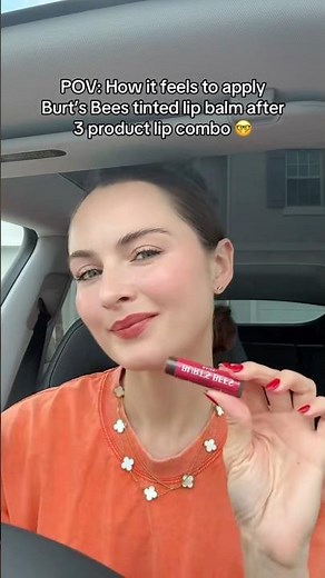 Every time I apply Burt’s Bees Lip Balm 🫦🐝✨. #burtsbees #lipbalm #lippies