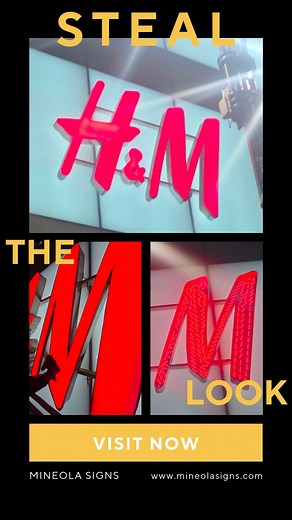 Steal the Look for Your Brand with a Sleek Illuminated Sign! Watch how we bring H&M’s signature style to life using glossy Illuminate that combine eye-catching visuals with long-lasting durability. Whether you’re going for minimalist chic or a bold statement, our custom Illuminated signs ensure your brand shines in any setting. Why You’ll Love Illuminated Signs: • Vibrant, Glossy Finishes • Scratch & Weather-Resistant • Customizable to Match Your Aesthetic Ready to Elevate Your Signage? Call us 