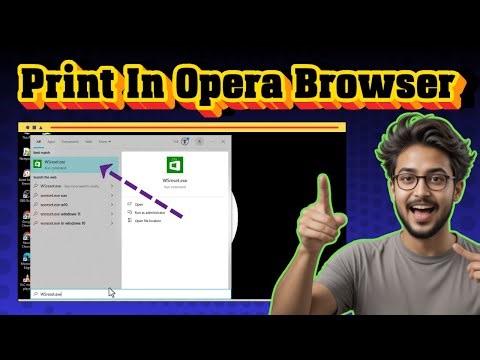How To Print In Opera Browser | Complete Step-by-Step Guide (2025)