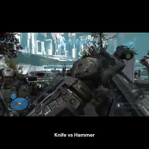 Halo The Master Chief Collection- Blade vs Hammer #gaming #halo #halothemasterchiefcollection