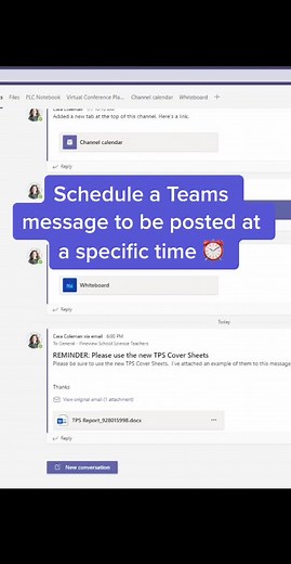 Schedule Microsoft Teams Messages Like a Pro