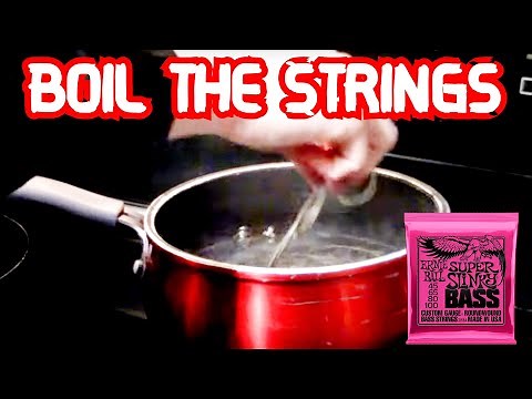 How To Boil Bass Strings EASILY AND SAFELY