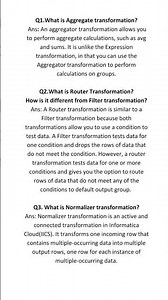 Informatica interview questions and answers#iics#interviewpreparation #etl#dataengineering #shorts