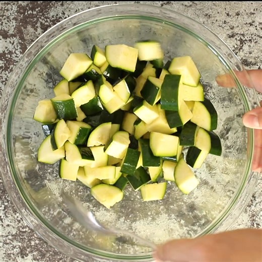 Air Fryer Zucchini 😋 Tossed in seasonings then air fried until golden, light, a little crispy-crunchy and oh so good! ✅ RECIPE: https://avirtualvegan.com/air-fryer-zucchini/ | A Virtual Vegan