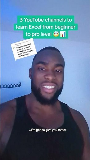 Here are 3 top YouTube channels to get your Excel skills from beginners to professional level: 1