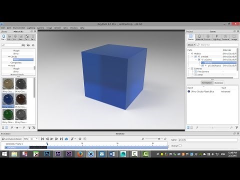 Maya / Keyshot tutorial : Import and render your animation in Keyshot